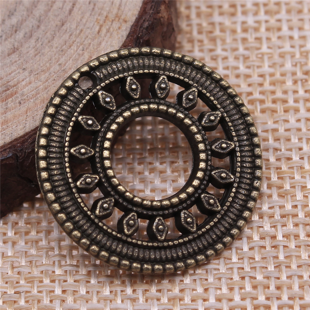 Vintage Fashion Online - 10pcs 26x26mm(1.02x1.02inch) 2 Colors Antique Bronze
