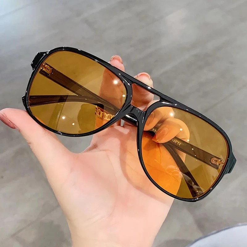 Vintage Fashion Girl - Retro Sunglasses for Men's Women's Large