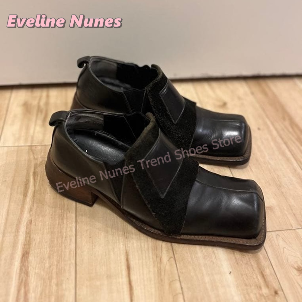Vintage Fashion Dress - Women Retro Square Toe Fashion Pumps