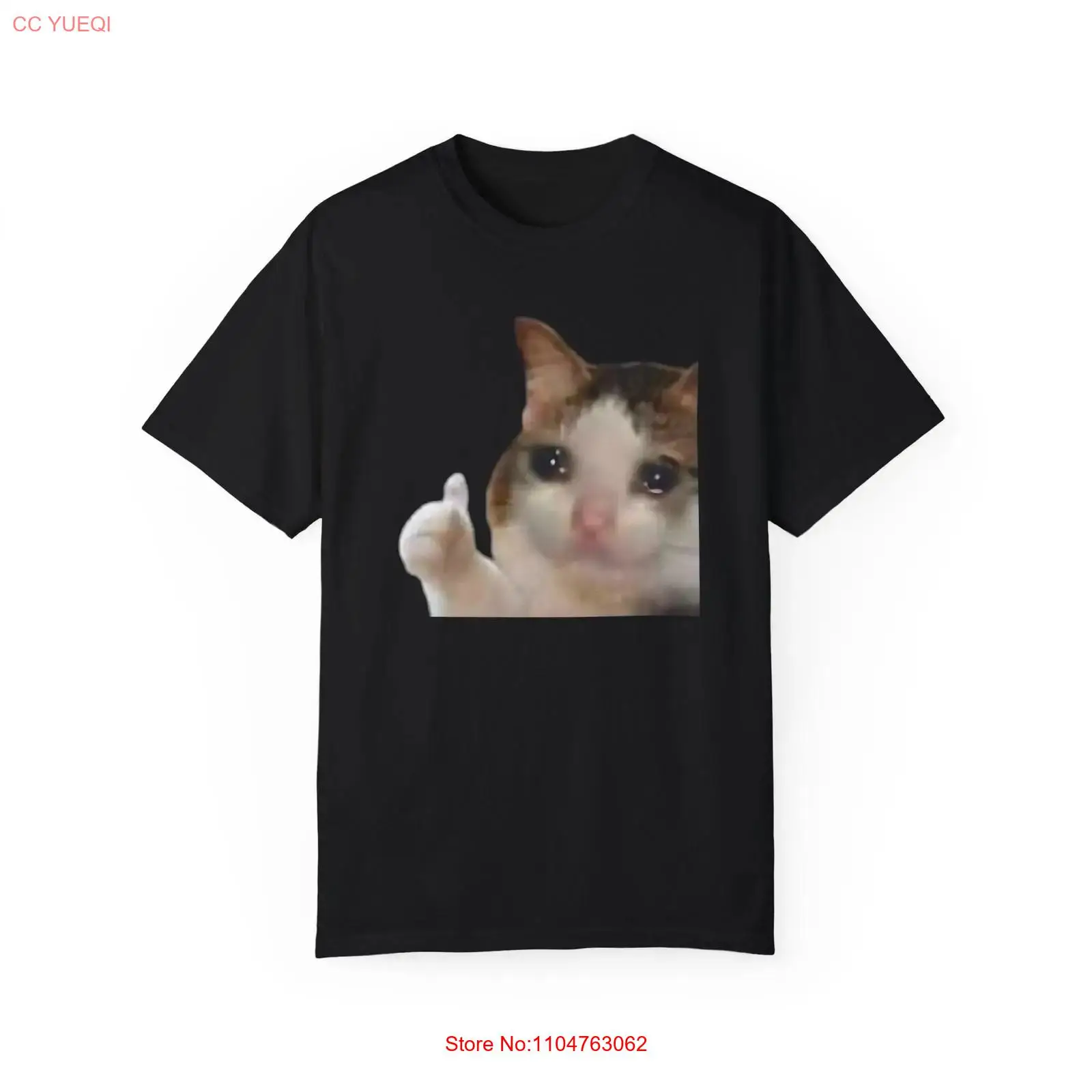 Quirky Vintage Fashion - Thumbs Up Cat Meme T Shirt