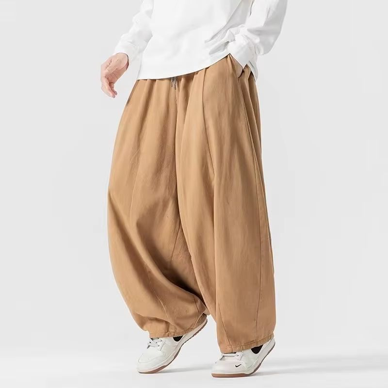 Retro Track Pant - Japanese Style 100% Cotton Men Casual