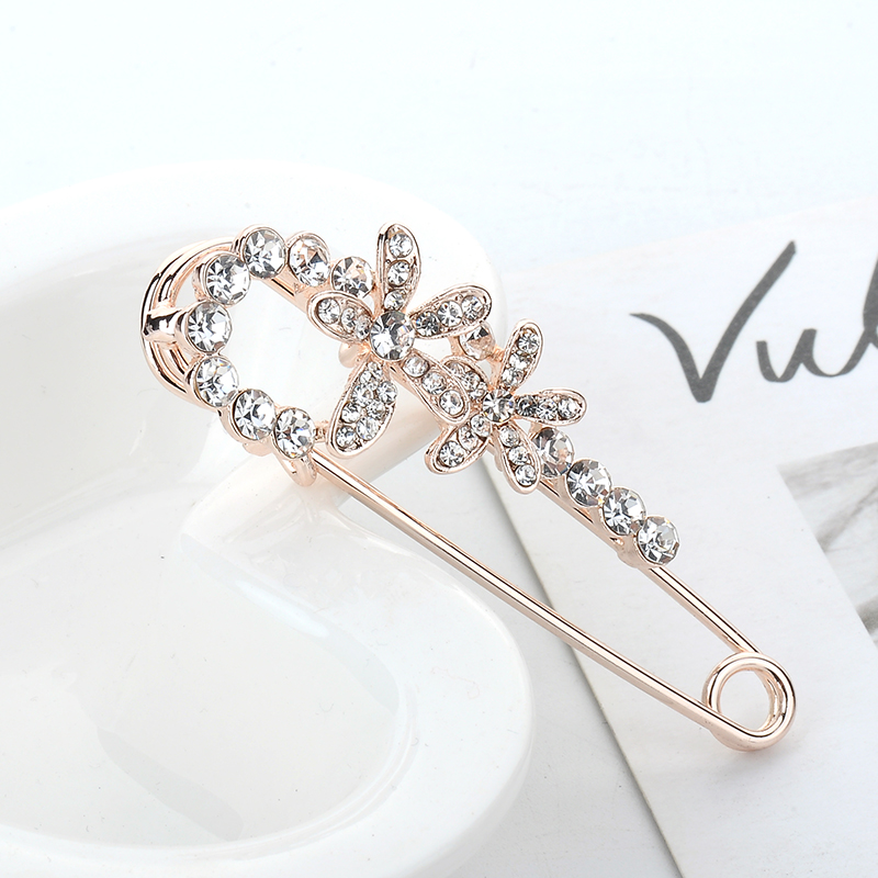 Fashion New Rhinestone Brooch  - Vintage Fashion Dress ulasan dan harga