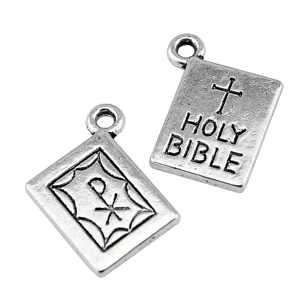 10Pcs/Lot Charms Book Holy Bib - Vintage Fashion Coloring Book ulasan dan harga