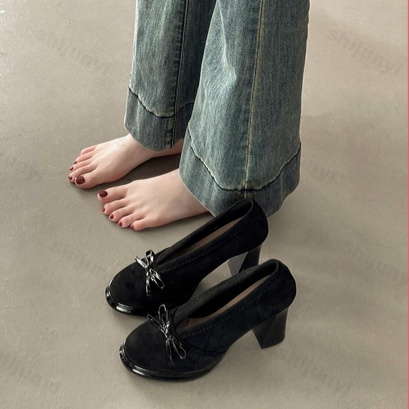 Women's High Heels 2025 Spring - Vintage Fashion Online ulasan dan harga