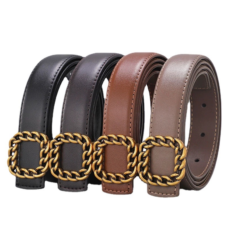 Ladies' Vintage Square Buckle  - Vintage Fashion Look ulasan dan harga