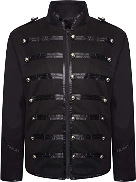 Men's Steampunk Rockstar Jacke - Vintage Fashion Dress ulasan dan harga