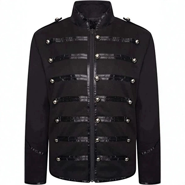 Men's Steampunk Rockstar Jacke - Vintage Fashion Dress ulasan dan harga