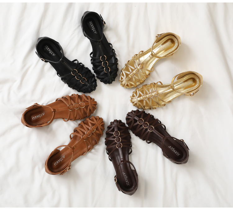 Plus Size Women Roman Sandals  - Vintage Fashion Dress ulasan dan harga