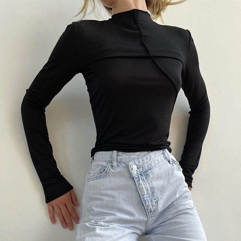 2025 Autumn Turtleneck Y2K Lon - Turtleneck Knit 90S ulasan dan harga