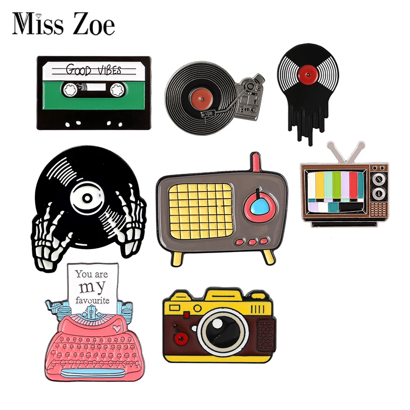 Good Vibes Only Enamel Pins Cu - Vintage Vibes Fashion ulasan dan harga
