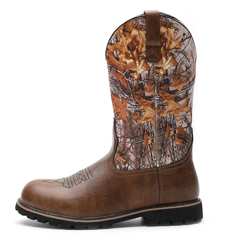 Large Size 48 Men's Boots Clas - Vintage Fashion Fabrics ulasan dan harga