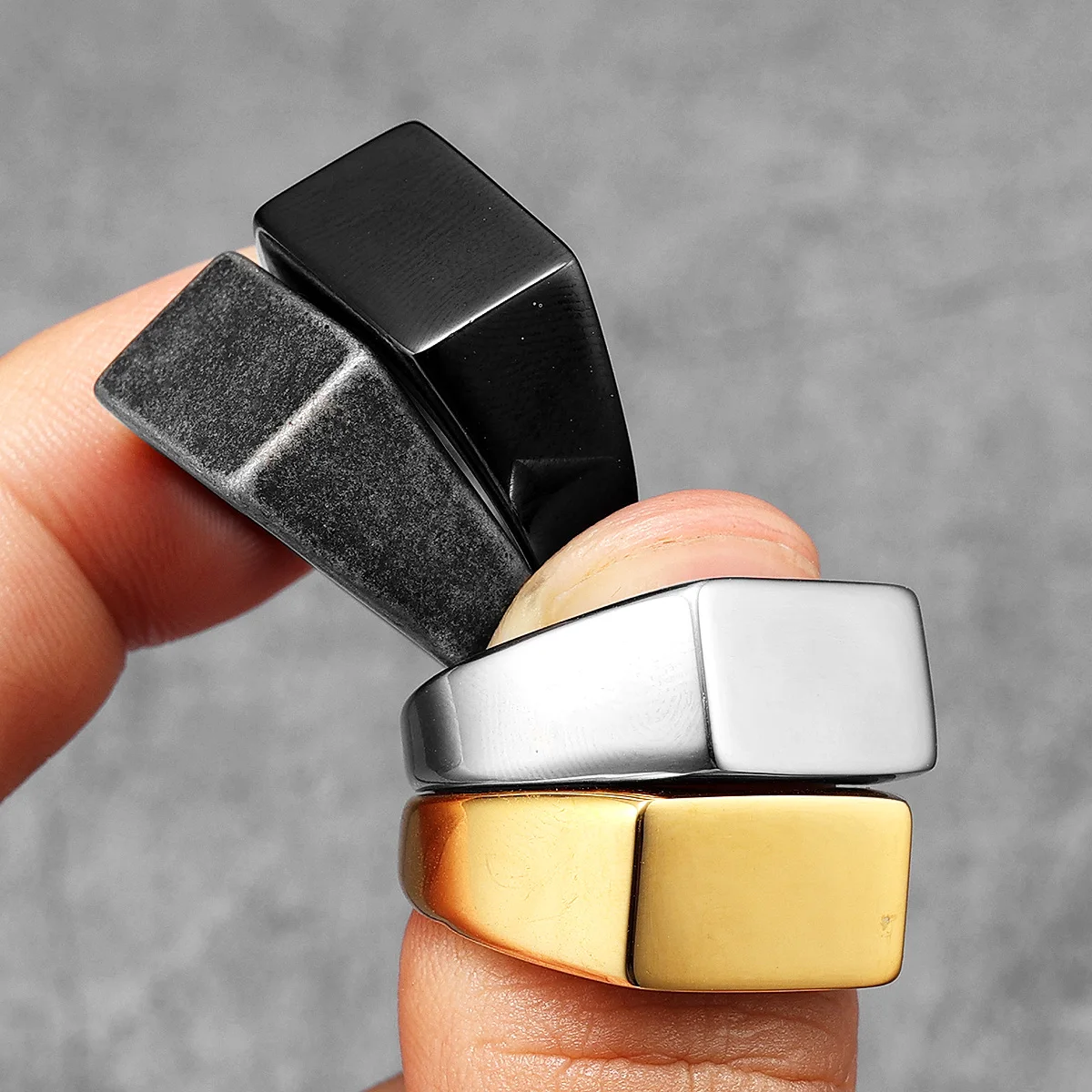 Minimalist Rectangle Engrave M - Vintage Fashion Newtown ulasan dan harga