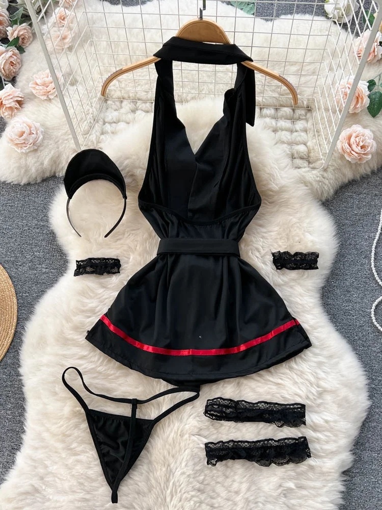 Erotic Fashion Sexy Halter Lin - Vintage Fashion Girl ulasan dan harga