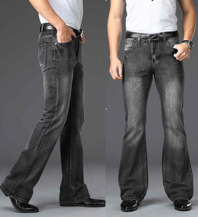 Men's Flared Jeans Loose Men B - Retro Track Pant ulasan dan harga