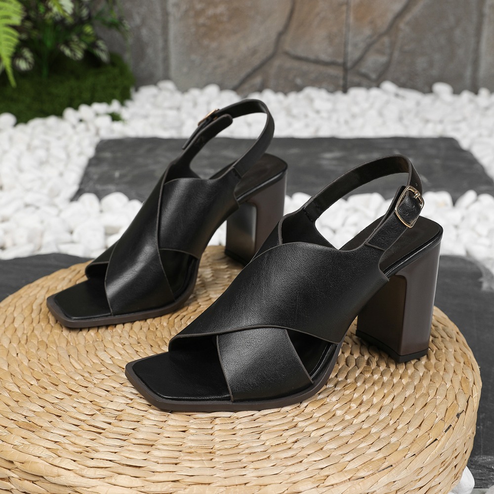 Women Sandals Vintage Square H - Vintage Fashion Dress ulasan dan harga