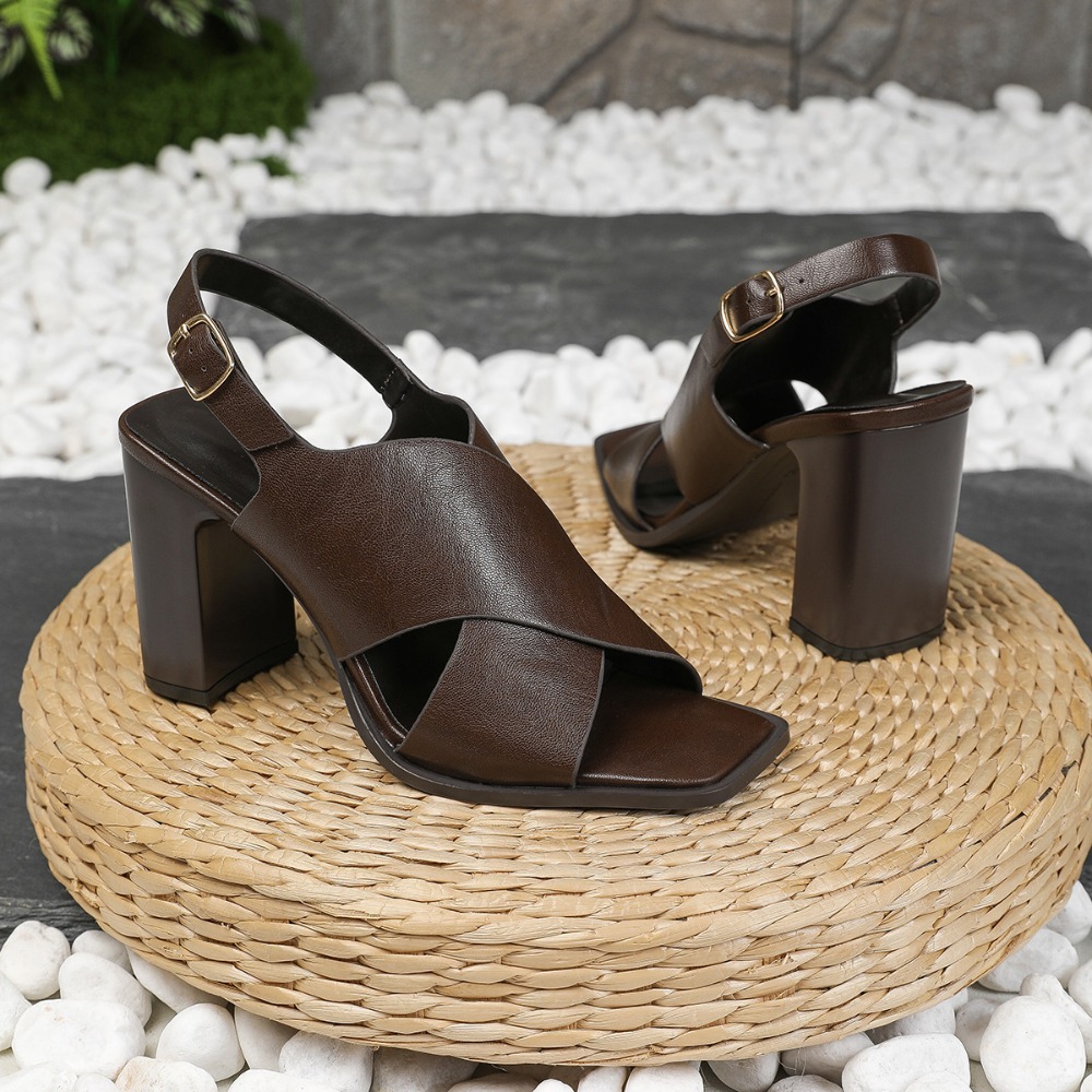 Women Sandals Vintage Square H - Vintage Fashion Dress ulasan dan harga