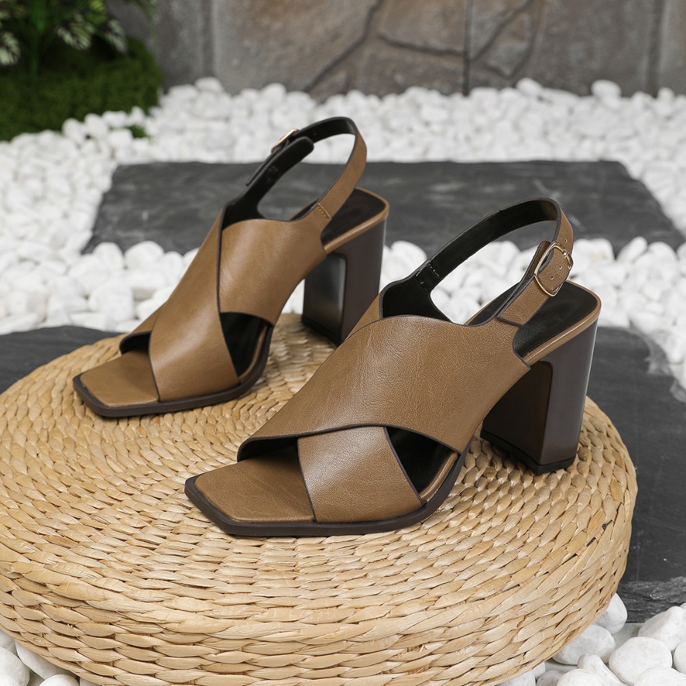 Women Sandals Vintage Square H - Vintage Fashion Dress ulasan dan harga