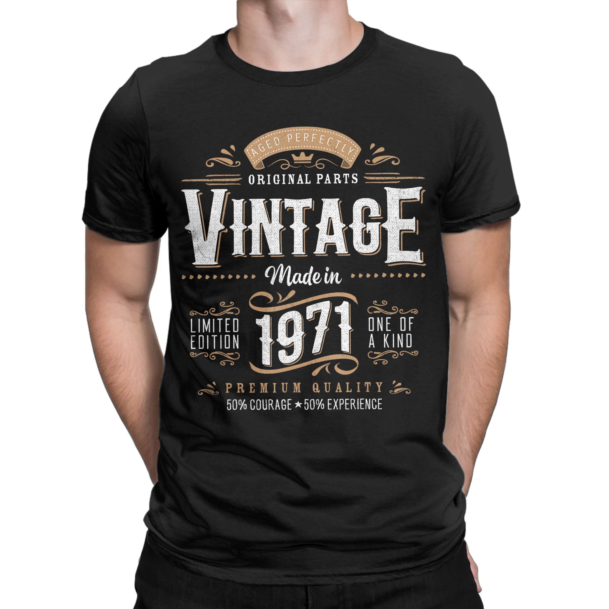 Men Women's Vintage 1971 Label - Vintage Fashion Ideas ulasan dan harga