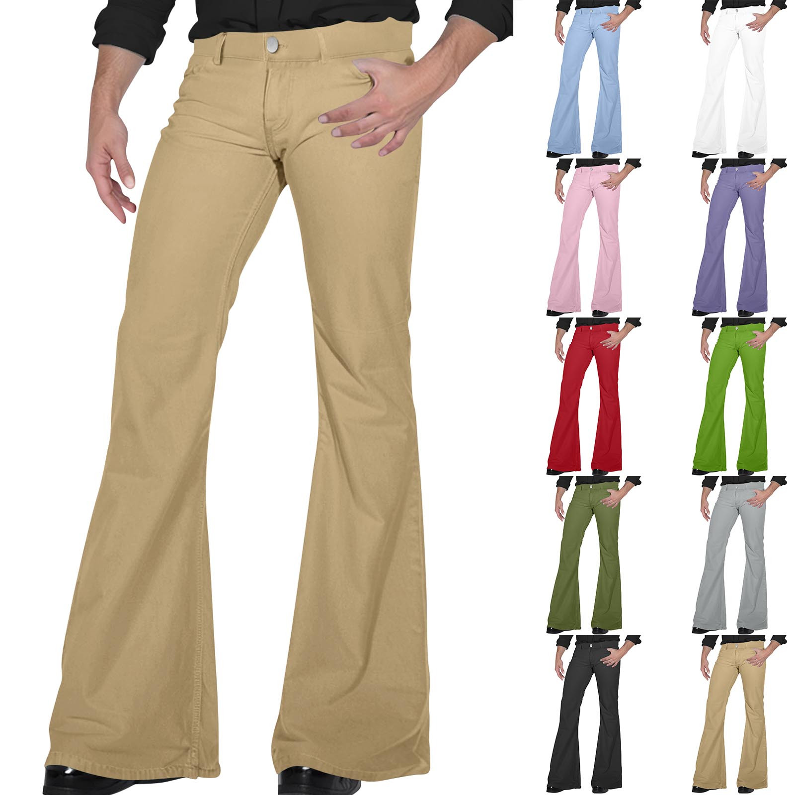 Men's Retro Flared Pants Styli - Retro Track Pant ulasan dan harga