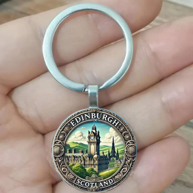Edinburgh Scottish Keychain, a - Vintage Fashion Edinburgh ulasan dan harga