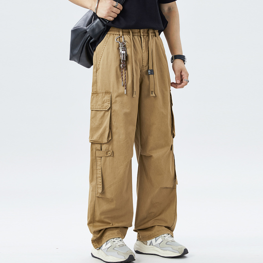 Multi-pocket Cargo Pants Men A - Retro Track Pant ulasan dan harga