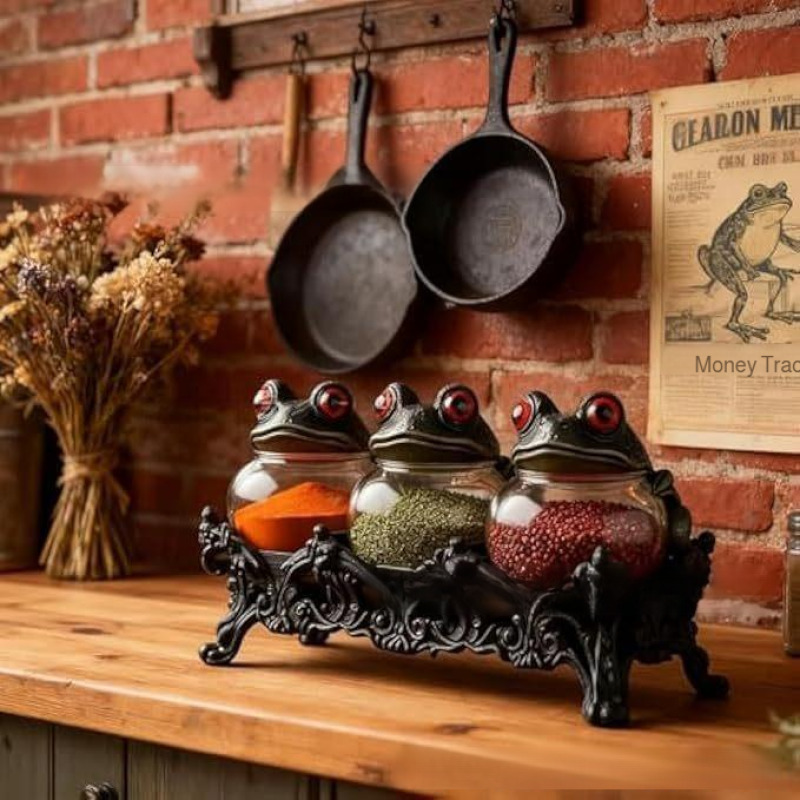 Witch ThreePiece Spice Jars Se - Quirky Vintage Fashion ulasan dan harga