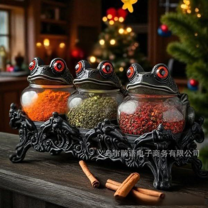 Witch ThreePiece Spice Jars Se - Quirky Vintage Fashion ulasan dan harga