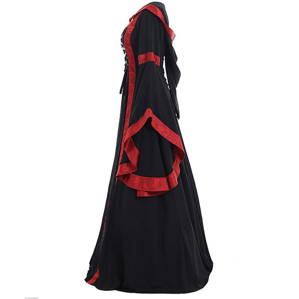 Women's Halloween Dressing Fas - Vintage Fashion Dress ulasan dan harga