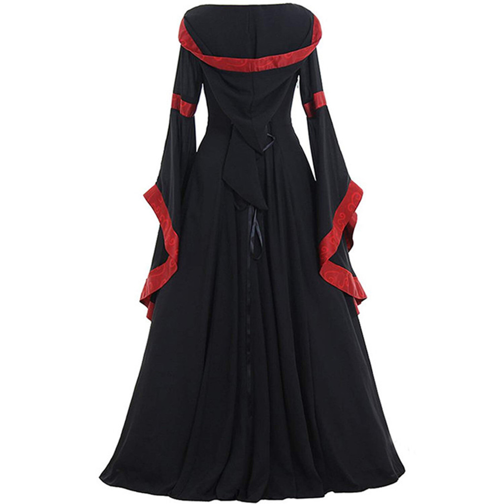 Women's Halloween Dressing Fas - Vintage Fashion Dress ulasan dan harga