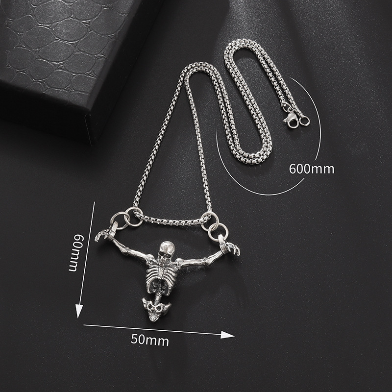 Mens Gothic Vintage Silver Pla - Quirky Vintage Fashion ulasan dan harga