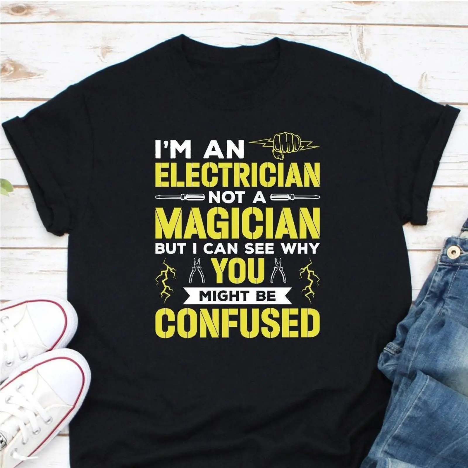 I'm An Electrician Not A Magic - Vintage Fashion Jobs ulasan dan harga