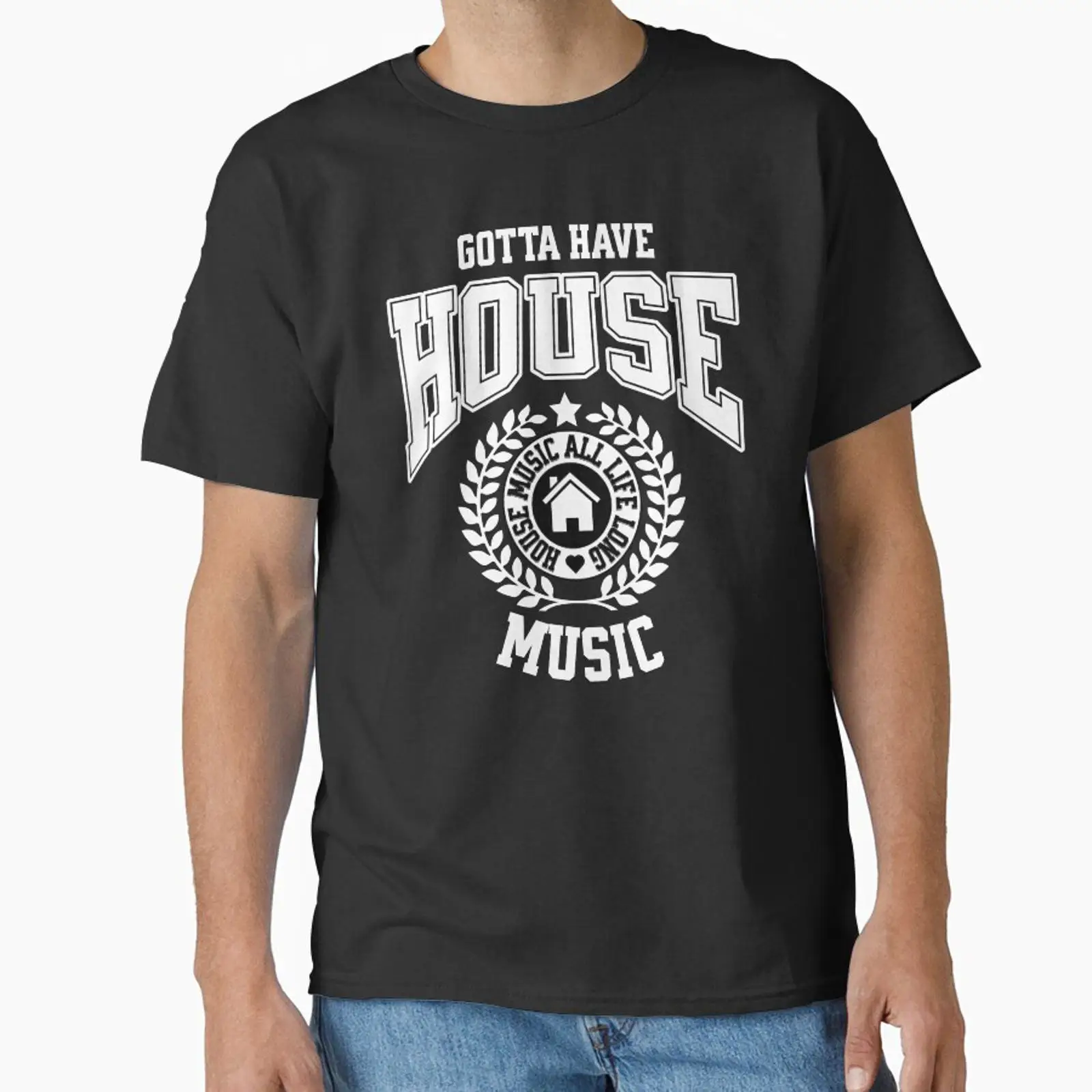 HOUSE MUSIC Gotta Have Collegi - Vintage Vibes Fashion ulasan dan harga