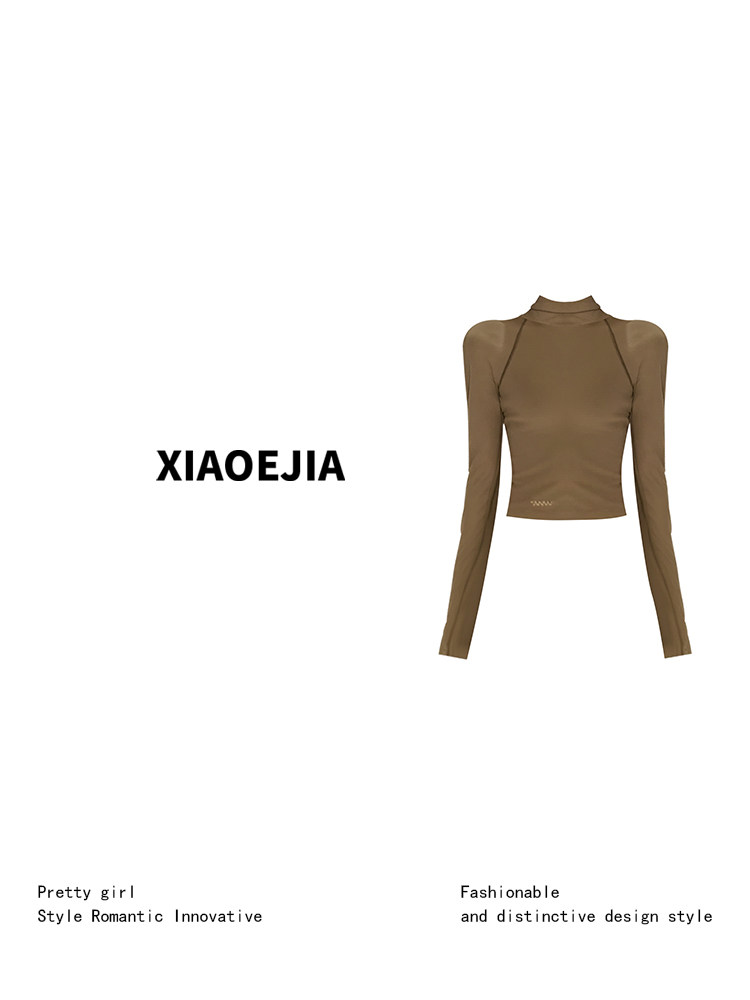 Women Green GothicT-shirt Hara - Turtleneck Knit 90S ulasan dan harga