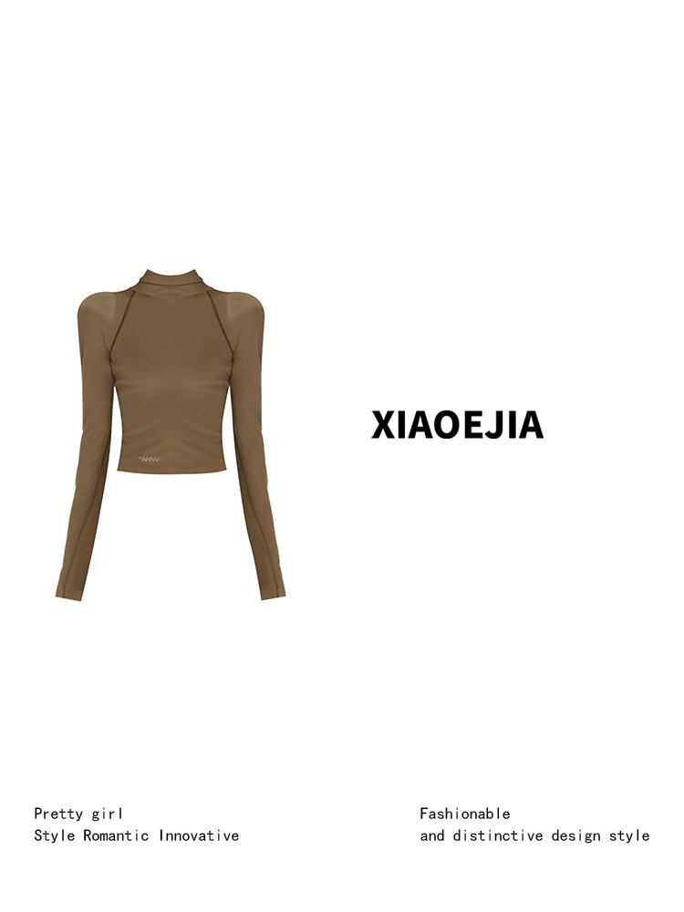 Women Green GothicT-shirt Hara - Turtleneck Knit 90S ulasan dan harga