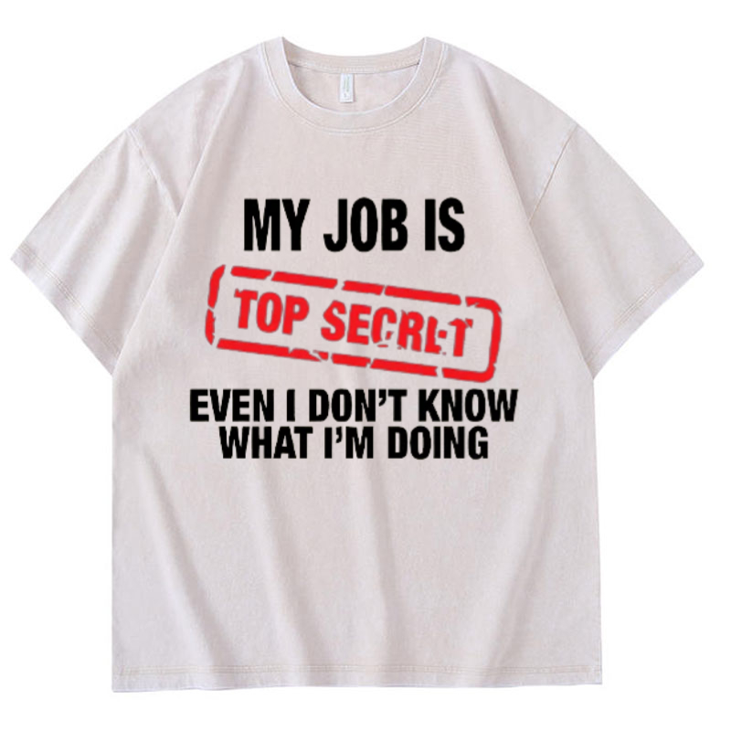My Job Is Top Secret Funny Gra - Vintage Fashion Jobs ulasan dan harga