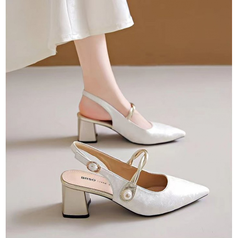 2026 Elegant Women Pointed Toe - Vintage Fashion Dress ulasan dan harga