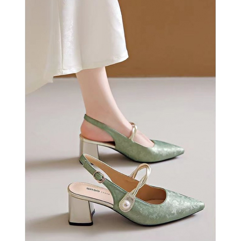 2026 Elegant Women Pointed Toe - Vintage Fashion Dress ulasan dan harga