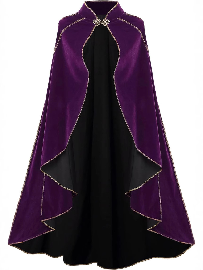Gold Trimmed Medieval Plush Cl - Vintage Fashion Dress ulasan dan harga