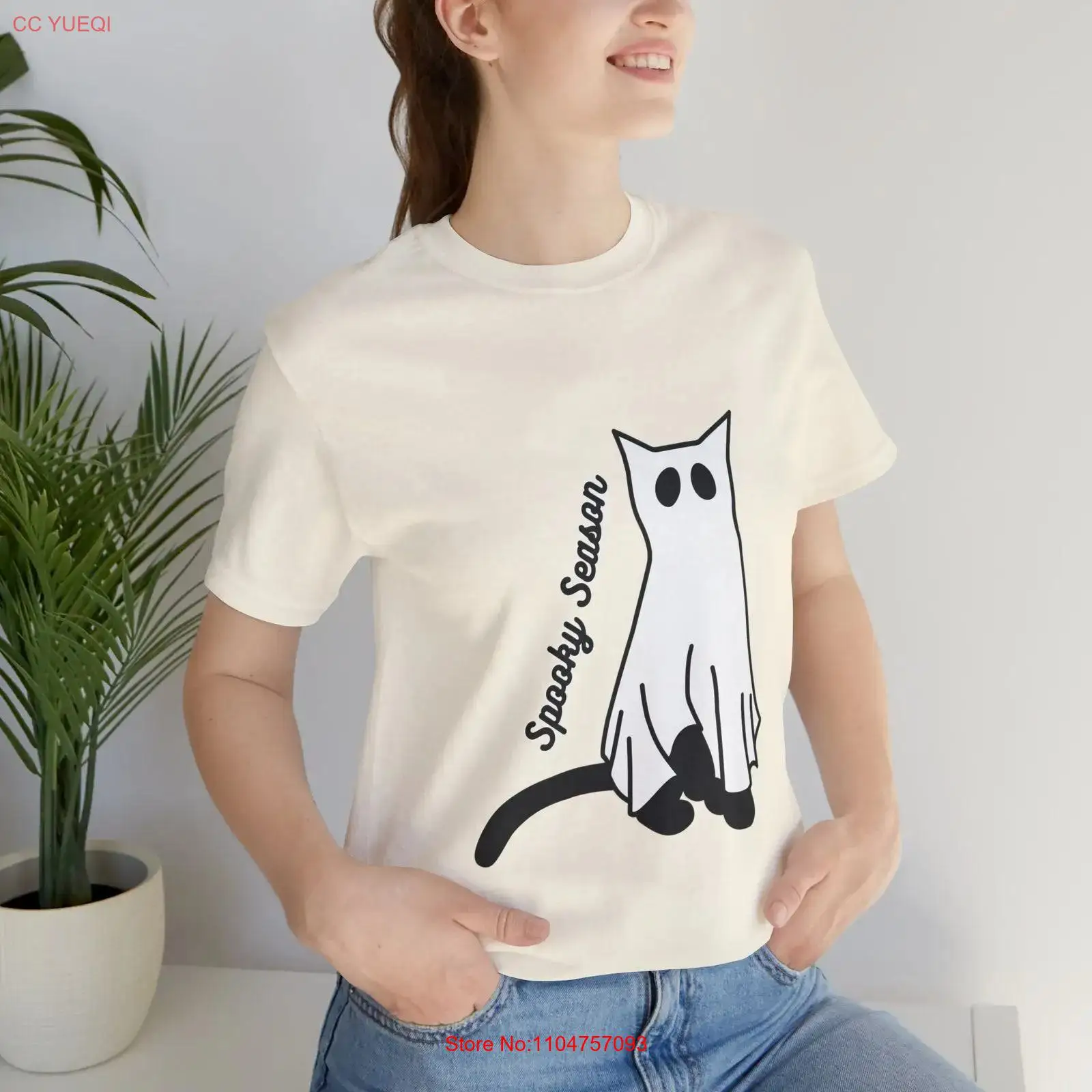 Halloween Spooky Season Cat Gh - Vintage Vibes Fashion ulasan dan harga
