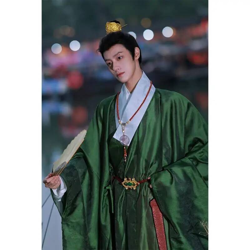Traditional Hanfu Dark Flower  - Vintage Fashion Dress ulasan dan harga