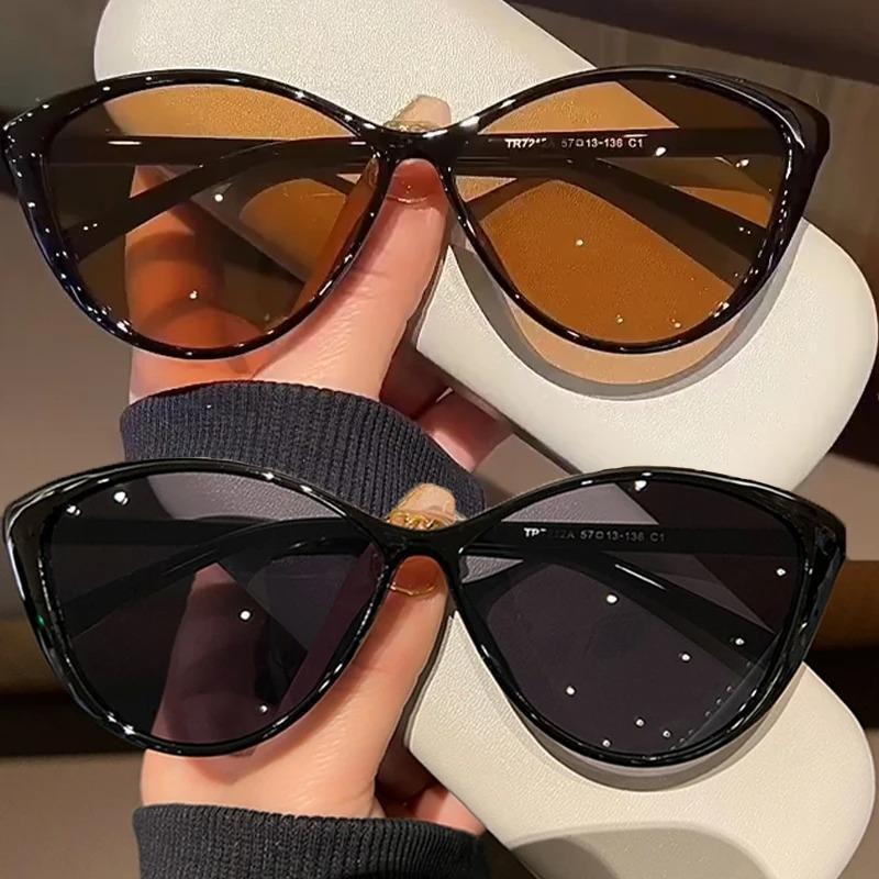 1Pc Retro Frame Cat Eye Sungla - Vintage Fashion Girl ulasan dan harga